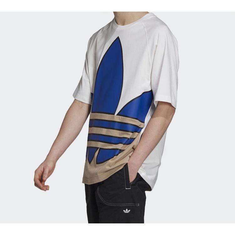 adidas Originals Цветной Логотип Короткий Рукав Белый Мужской GE6223