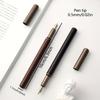 1pc Luxury Retro Wooden Bronze Fountain Pen-0.5mm Nib Office/Business/Calligraphy Ink Pen|Student Gift Stationery,office Supplie