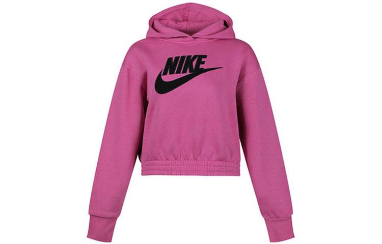 Nike Толстовки Женские Фиолетовые С Капюшоном Умеренная Обычная CJ2035-691