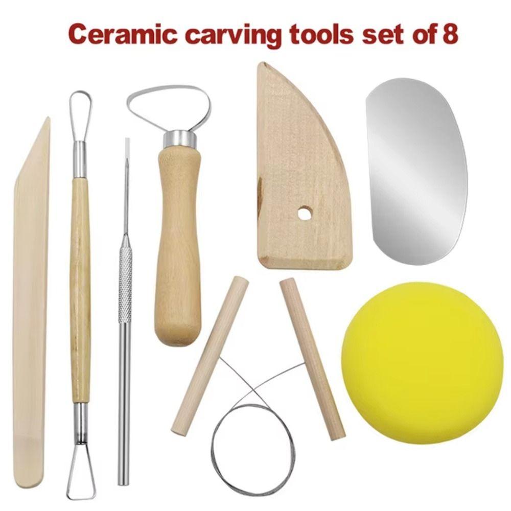 Ultra-light Ceramic Tools Plastic Pottery Tools New Clay Sculpture Tools