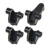 CNC Black Brass TRX4 Suspension Link Mounts Front Rear Axle Mounting Set for 1/10 RC Crawler TRX-4 Bronco Defender 8227 Upgrade