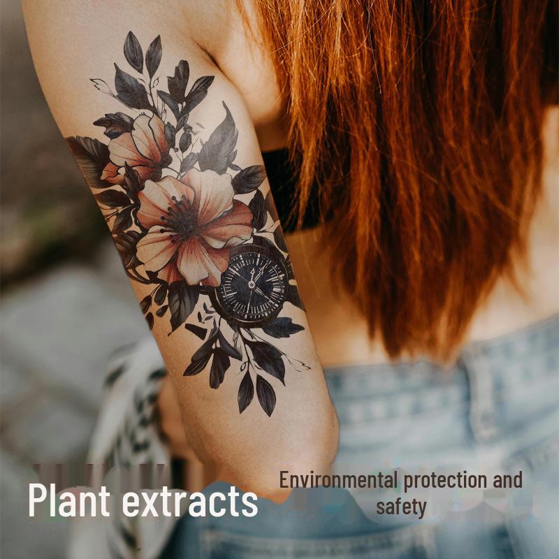 3D реалистичные временные татуировки-наклейки с изображением бабочек, тигров и змей