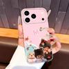 Милый чехол для телефона M-monchhichis-s для iPhone 17, 16, 15, 14, 13, 12, 11 Plus, Pro Max, мягкий прозрачный чехол