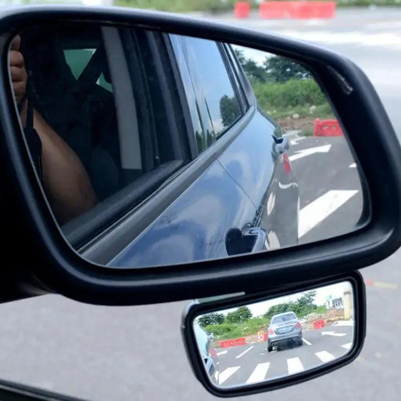 Автомобильное зеркало заднего вида, переднее и заднее колесо, вспомогательное зеркало заднего вида, слепая зона, широкоугольный, 360 градусов, большое поле обзора, hi
