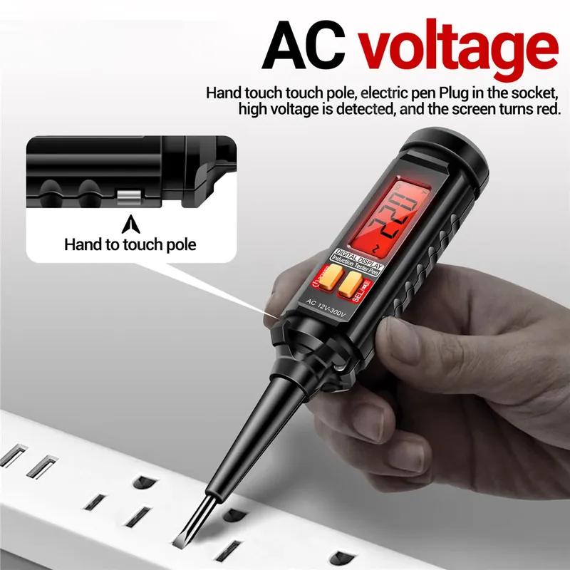 B15 B16 Test Pencil Digital Voltmeter Voltage Indicator Aneng ABS/Chrome Vanadium Steel Slotted Screwdriver Bits Volt Tester