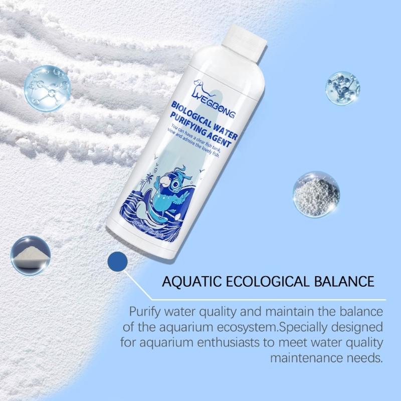 Fish Tanks Algae Cleaner Powder Offering Safe and Effective Washing for Aquariums Fish Tanks Water Keep Underwater Clean