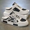 Men’s Sports Shoes Summer Backless Clogs Mules Casual Slippers Shoes Plus Size Sneakers for Students Sandals Over Sized