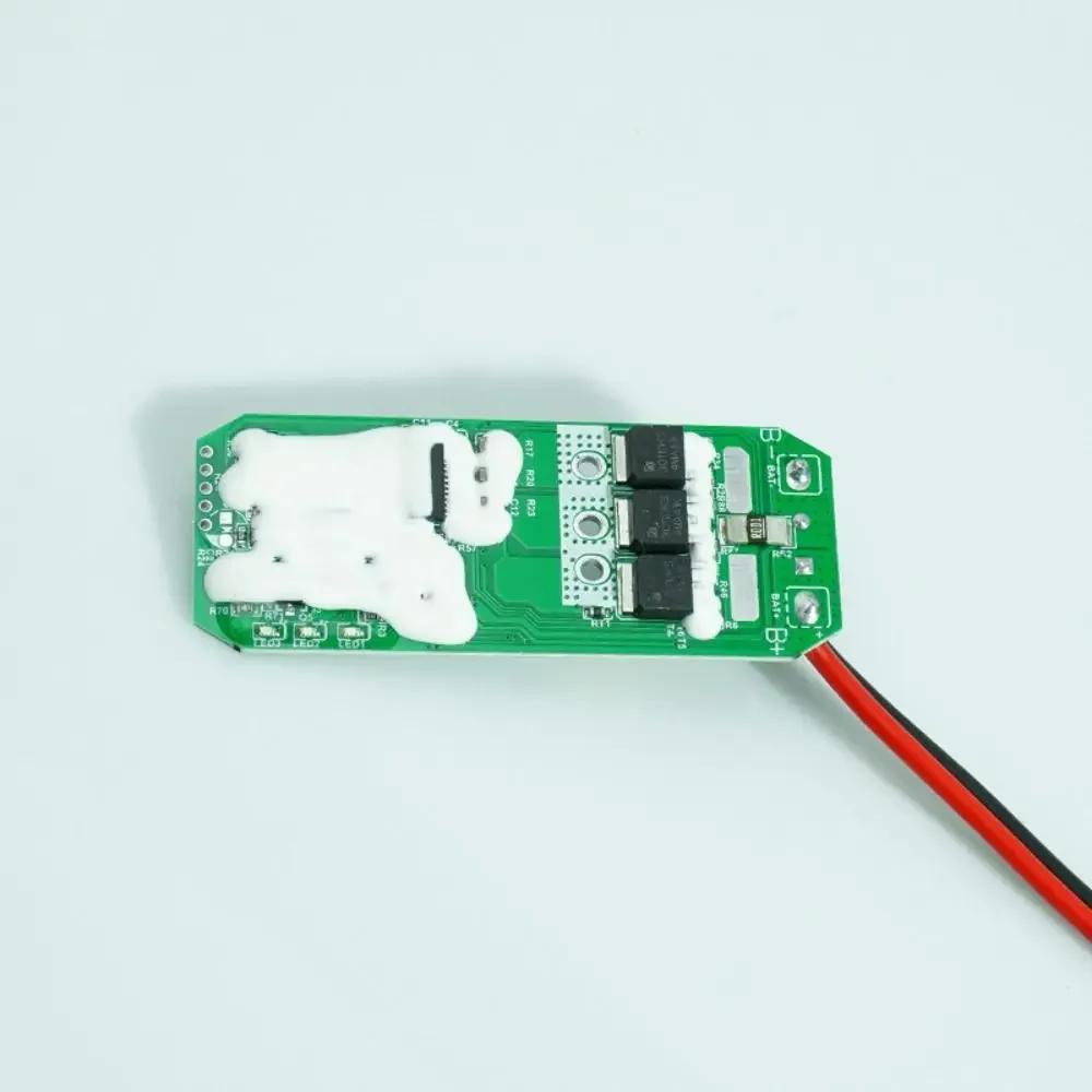 Новая защитная плата для зарядного шуруповерта 6.6*2.5см ABS 16.8V Печатная плата Защита Металл Аксессуары для электроинструмента Электроинструмент