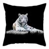 Tiger Lion Pillowcase Home Decor Geometric Pillowcase Sofa Animal World Portrait Cushion Cover