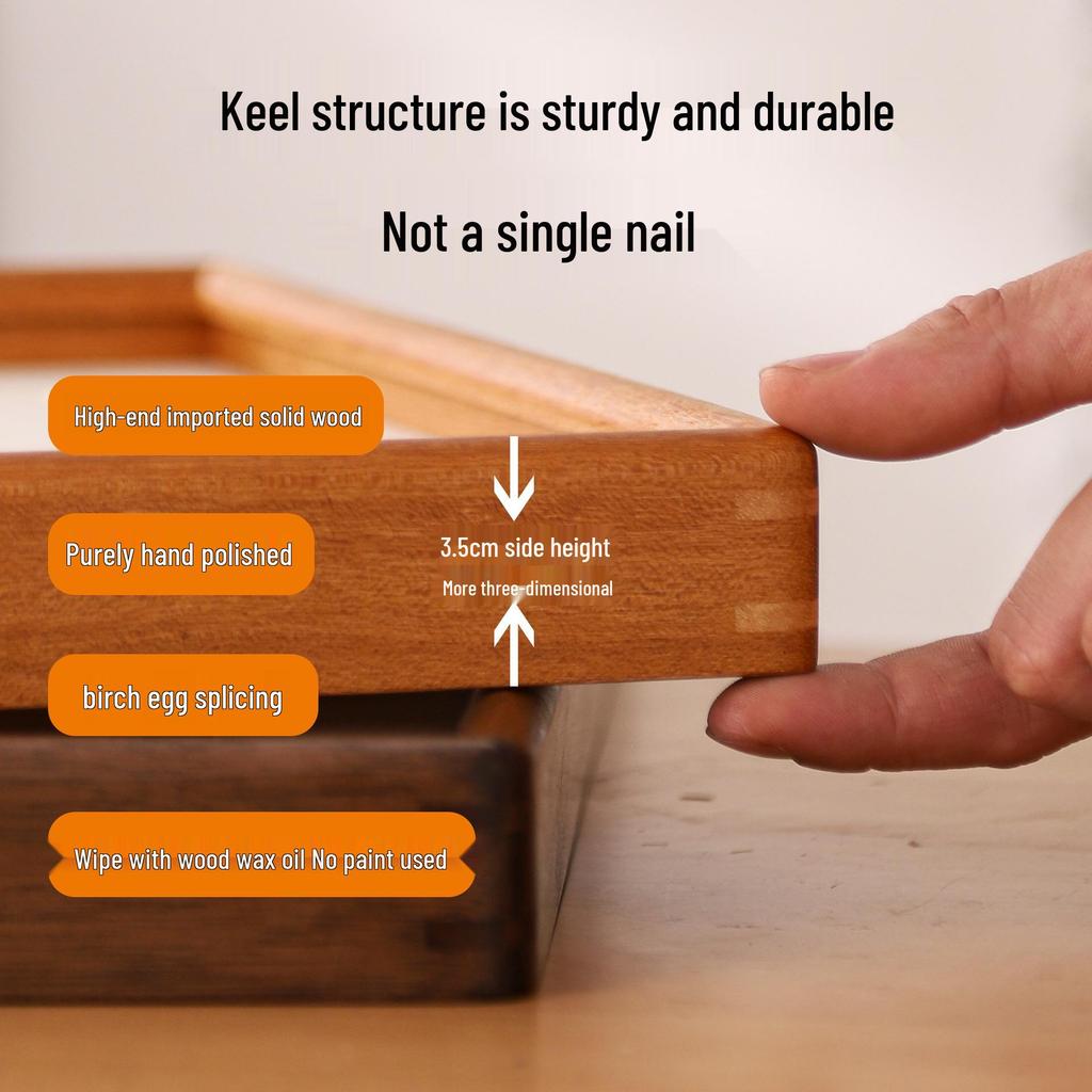 Большая рамка для фото из массива черного ореха - Новый китайский стиль, фон для масляной живописи и каллиграфии, настенный декор