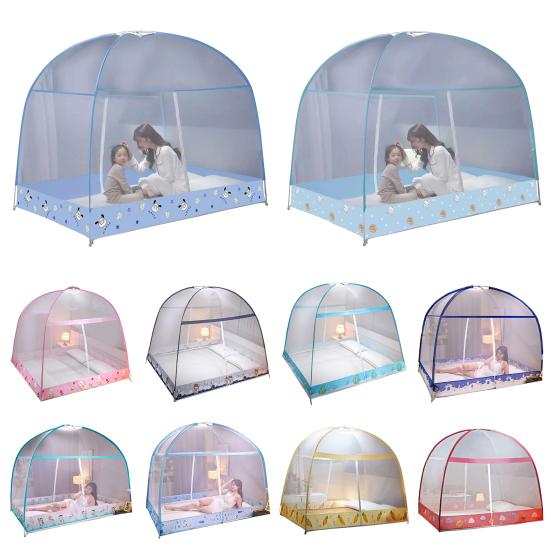 Портативная складная москитная сетка, палатка на молнии, быстро открывающаяся, полностью закрытая, противомоскитная покрывало, занавеска