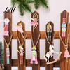 Vintage Style Wooden Decorations 10/20/30Pcs Nutcracker Christmas Ornaments Pink Watercolor Hanging Decor with Cute Ornament Set for Kids Ballerina,