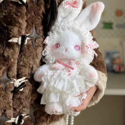Аниме сумка Лолита кролик кукла плюшевая кукла сумка жемчужная цепочка через плечо сумка плюшевый рюкзак двумерная сумка