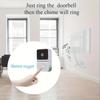Умный WiFi Двусторонний Беспроводной Звонок Беспроводной Домофон Звонок Домашняя Безопасность Видеозвонок Дверной Звонок с Камерой