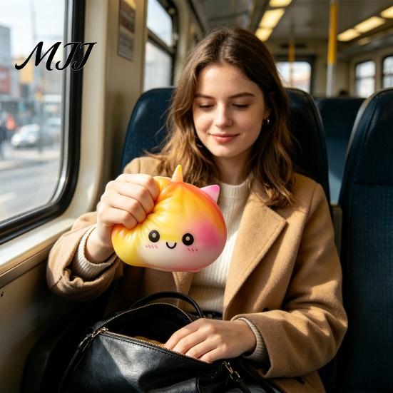 Игрушка для снятия стресса для взрослых, Гигантская игрушка-пельмень, Медленно поднимающийся мячик для сжатия в руке, Мягкий сенсорный инструмент-игрушка для стола для офиса, дома, Инструменты для расслабления, снятия напряжения