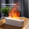 Flame Humidifier Portable Ultra Silent Cool Mist Humidifier With Waterless Auto Off Protection For Office Bedroom