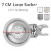 Full Plating Adjustable Bathroom Bracket Hand Shower Holder Rail Head Holder Stable Rotation Suction Cup Holder Universal