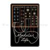 Modular Synthesizer Player Metal Plaque Wall Cave Wall Mural Garage Cinema Printing Tin Sign Poster