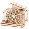 BYH303 Waterwheel House Music Box Pen Holder