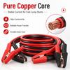 4 Meter Fully Enclosed Car Battery Jumper Wire Pure Copper Thickened Cable Heavy Duty Emergency Start Kit