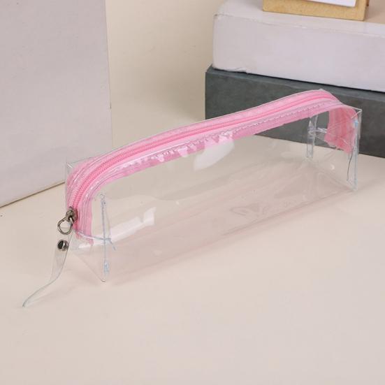 Прозрачная сумка для карандашей Портативная мешка на молнии