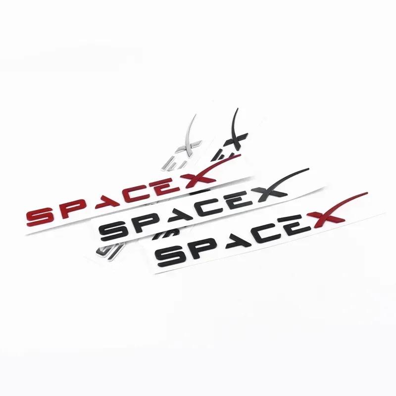 ABS Космический X Задний Багажник Значок Наклейка для Автомобиля Декали для SpaceX Аксессуары для Стайлинга Автомобиля