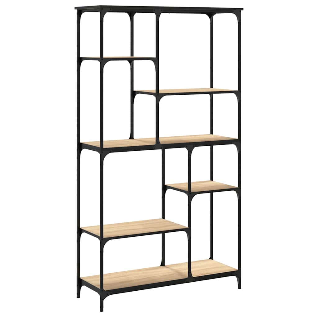 Bookshelf Sonoma Oak 99 x 35.5 x 176 cm Particleboard and Steel