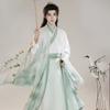 Мужской Костюм Косплея Hanfu в Стиле Wei-Jin, Традиционный Китайский Hanfu, Ученый, Рисунок Тушью