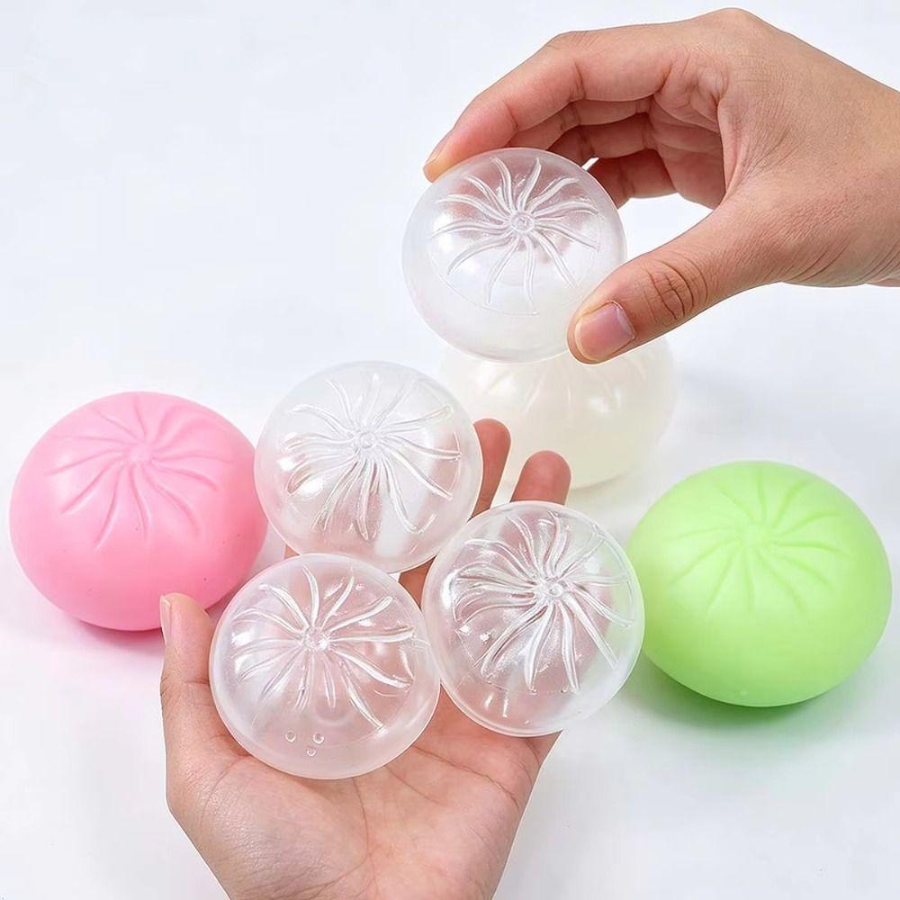Foam Bead Fill Diy Empty Ball Skin Soft Tpr With Plug Dumpling Squishy Fidget Flexible Handmade Ball Skin Craft Supplies