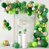 Green Balloon Garland - Jungle Safari - Boy Birthday Party Decoration
