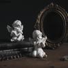 Simple Angel Decoration Living Room Bedroom Decoration Crafts Resin Soft Decoration Study Children's Room Small Decoration