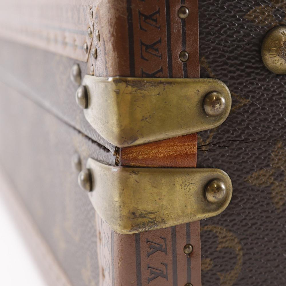 Louis Vuitton Президентский чемодан M53012 винтажный Портфель Коричневый Канва Monogram унисекс Б/у