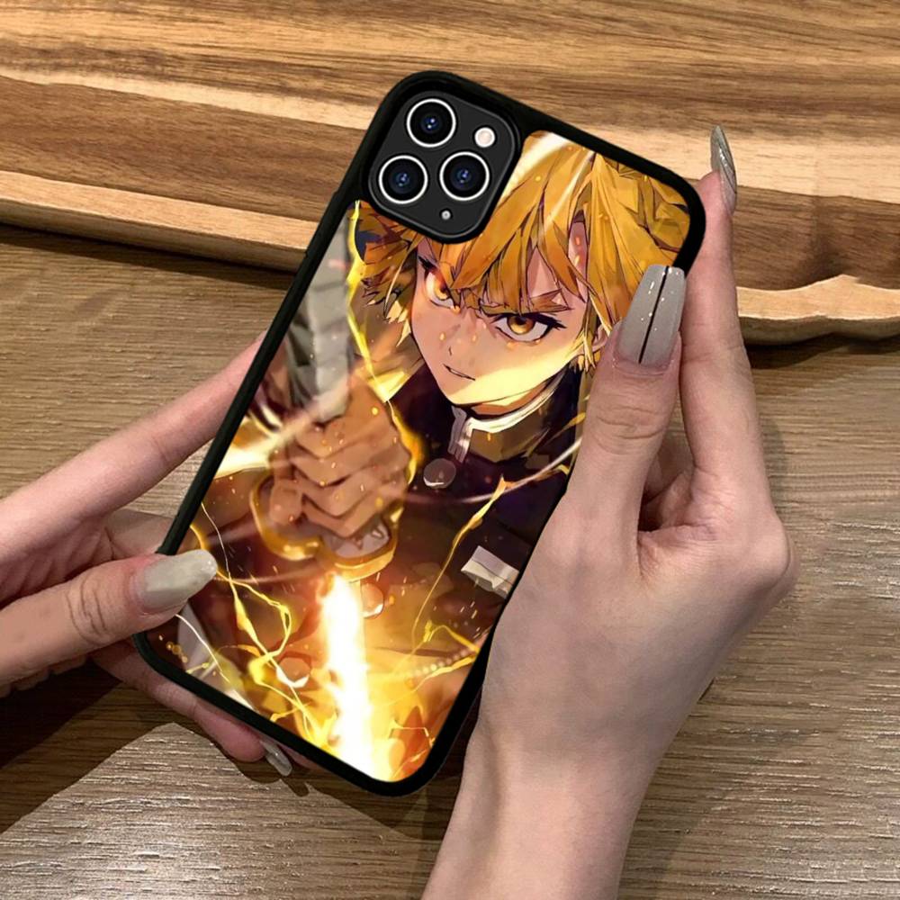 Zenitsu Agatsuma Phone Case Silicone PC+TPU For For IPhone 11 12 13 14 15 16 Plus Pro Max Cover