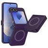 Роскошный оригинальный чехол для телефона Samsung Galaxy Z Flip 6 5 4 3 с кольцом для беспроводной зарядки Magsafe, магнитная ударопрочная крышка для шарнира