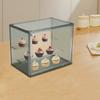 2-Tier Bread Box & Display Case for Kitchen Countertop - Modern Cake Cupcake Storage - Pantry Bakery Organizer for Donut Bagel