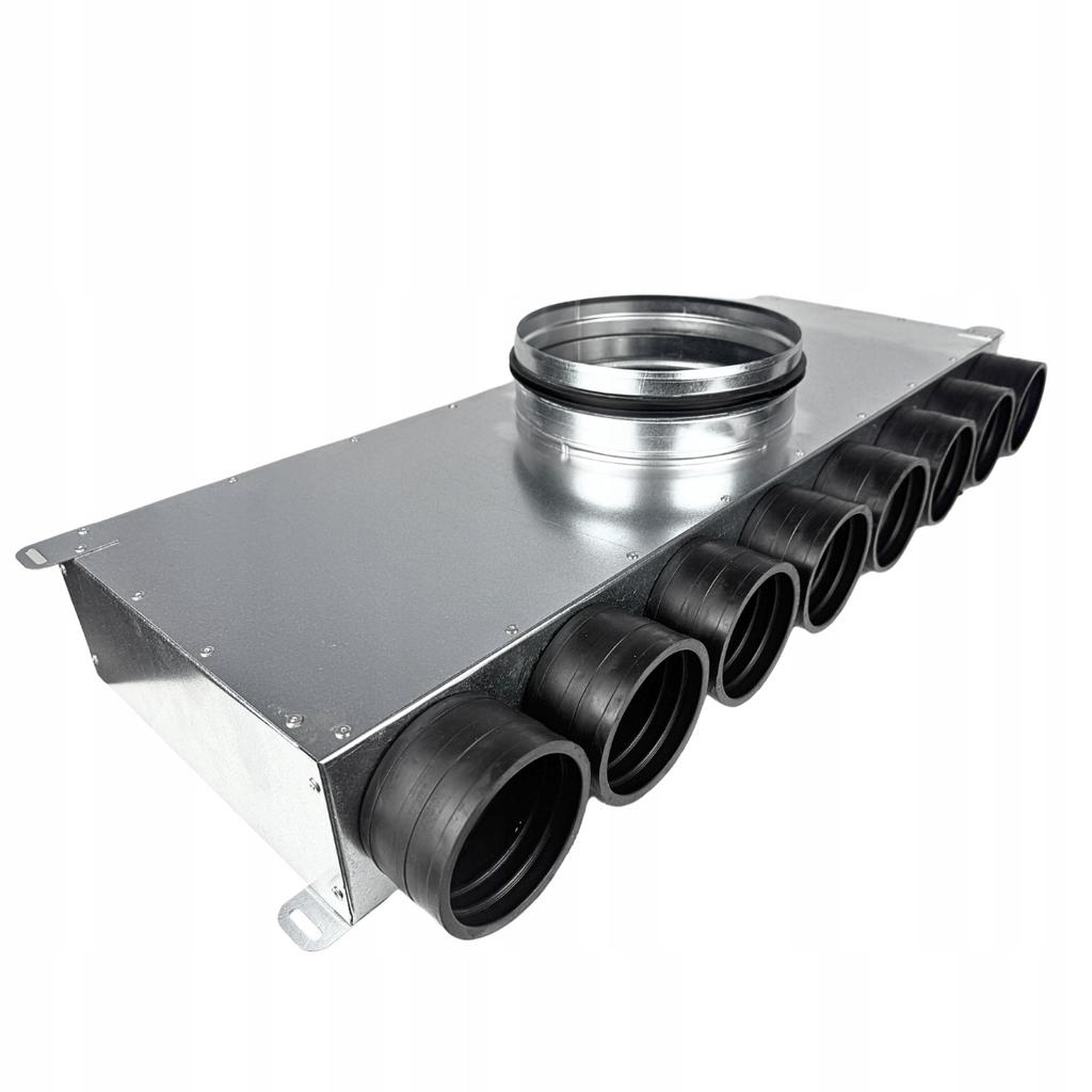 Distribution box Ventilation distributor Ø 160 for 8 pipes Ø 75