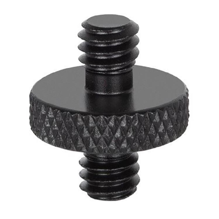 Double Headed Metal Screw Adapter 1/4" Male to 1/4" or 3/8" Male Threaded Screws