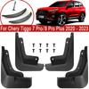 Mudguards For Chery Tiggo 7 Pro 8 Pro Plus - 2023 Front Rear Fender Flare Mud Flaps Splash Guard Car Accessories Decoration