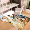 One Direction Where We Are Now Printed Absorbent Washable Carpet, Non-Slip Bathroom Mats, Kitchen Rugs, Yoga Mat,Living Room Entrance, Camping Picnic 