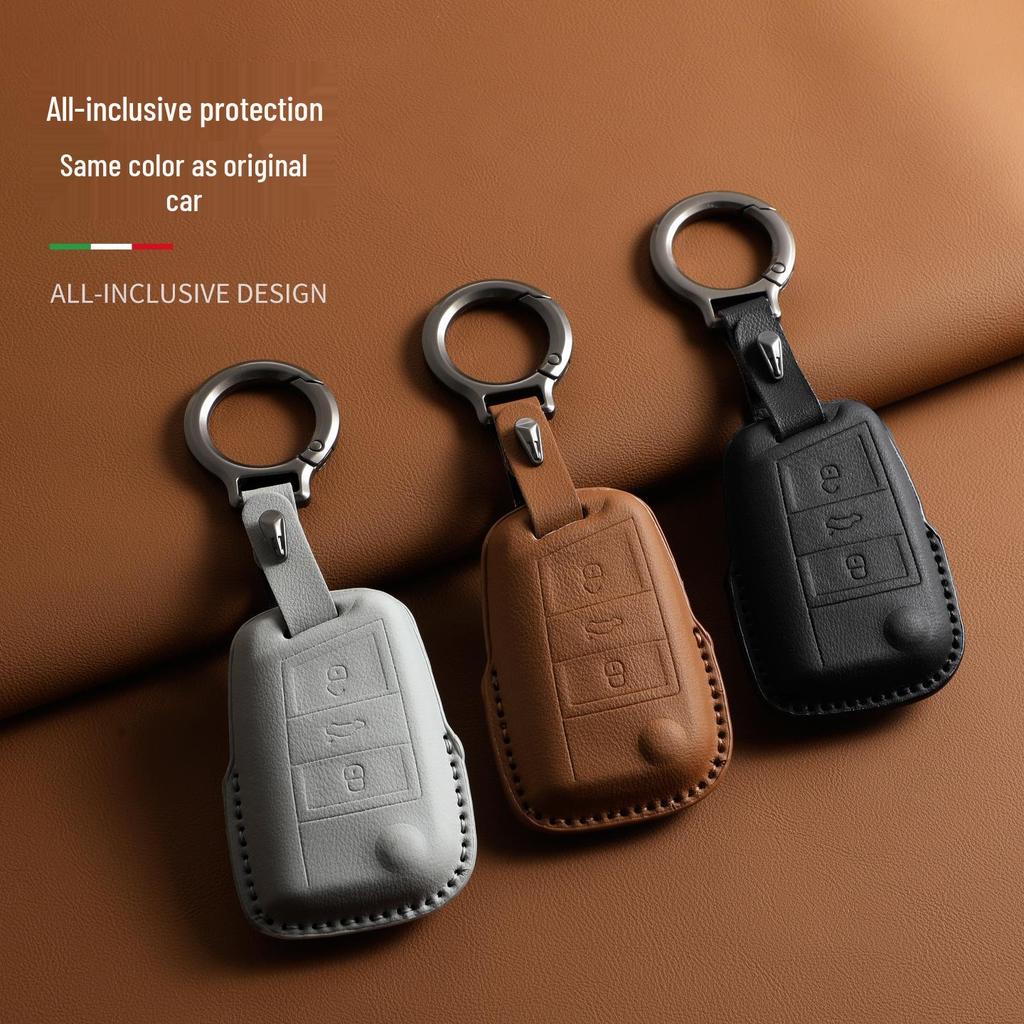 Volkswagen One-Button Start Key Case for Tayron X, Tiguan L, T-Roc, Magotan B9, and 25 Passat Models