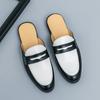 Модная мужская формальная обувь, тапочки, лакированная кожа, туфли для платья, роскошный бренд, деловой офис, свадебные мюли, обувь, мужская обувь, zapatillas