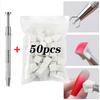 50Pcs Square Nail Art Sponges + Grab Pen Set Gradient Nail Brushes Gel Polish Design Sponge Grab Pen Manicure Supplies