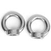 2pcs Eye Nuts Stainless Steel Lift for Ocean Industry Yachts Speedboats Motor Boats Passenger ShipsM16 700kg Load