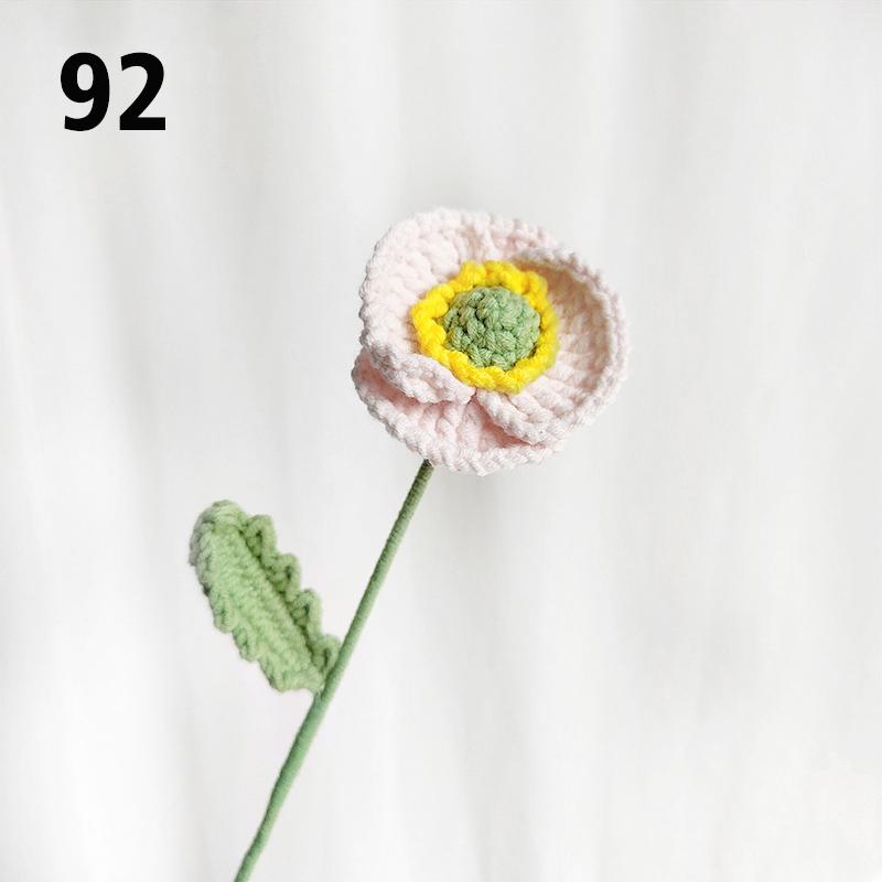 Подарок на День Учителя Подсолнух Вязаный Цветок Вязаный Цветок Ручной Работы Букет Домашний