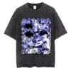 Vintage Washed Hajime No Ippo KBG Gym Graphic T-shirt Unisex Anime Oversized Casual Streetwear Short Sleeve Soft Cotton Breathable Tee Tops