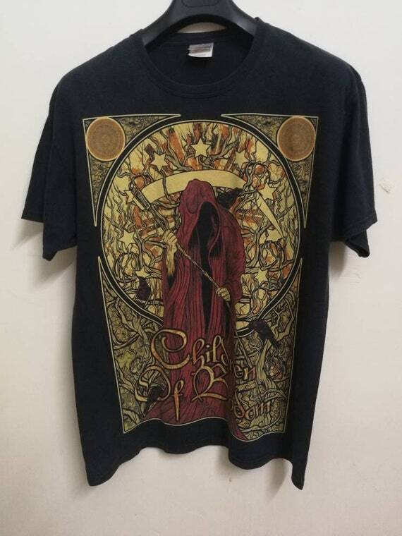 Vtg Children of Bodom Album Retro Classic Black Unisex Tshirt Reprint