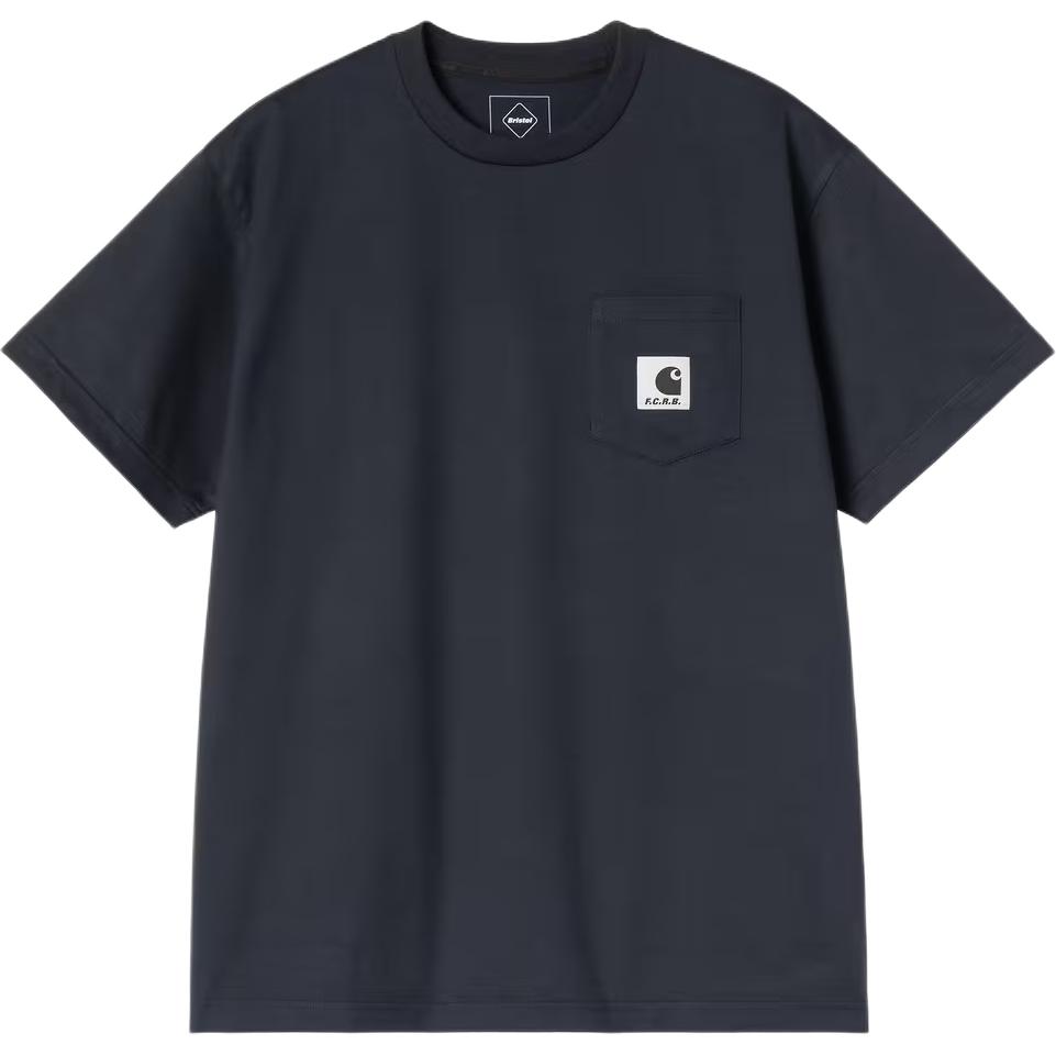 Carhartt WIP × Ф.К.. Реальная коллаборация Bristol Летняя коллекция 2026 Карманная футболка с коротким рукавом Унисекс Топы A261050-01-XX