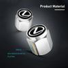 5PCS Car-Styling Wheel Tire Valve Rims Stem Caps Dust Decor For Lexus CT200h ES250 ES300h NX300h RX350 IS250 IS200 GS300 wzdf76