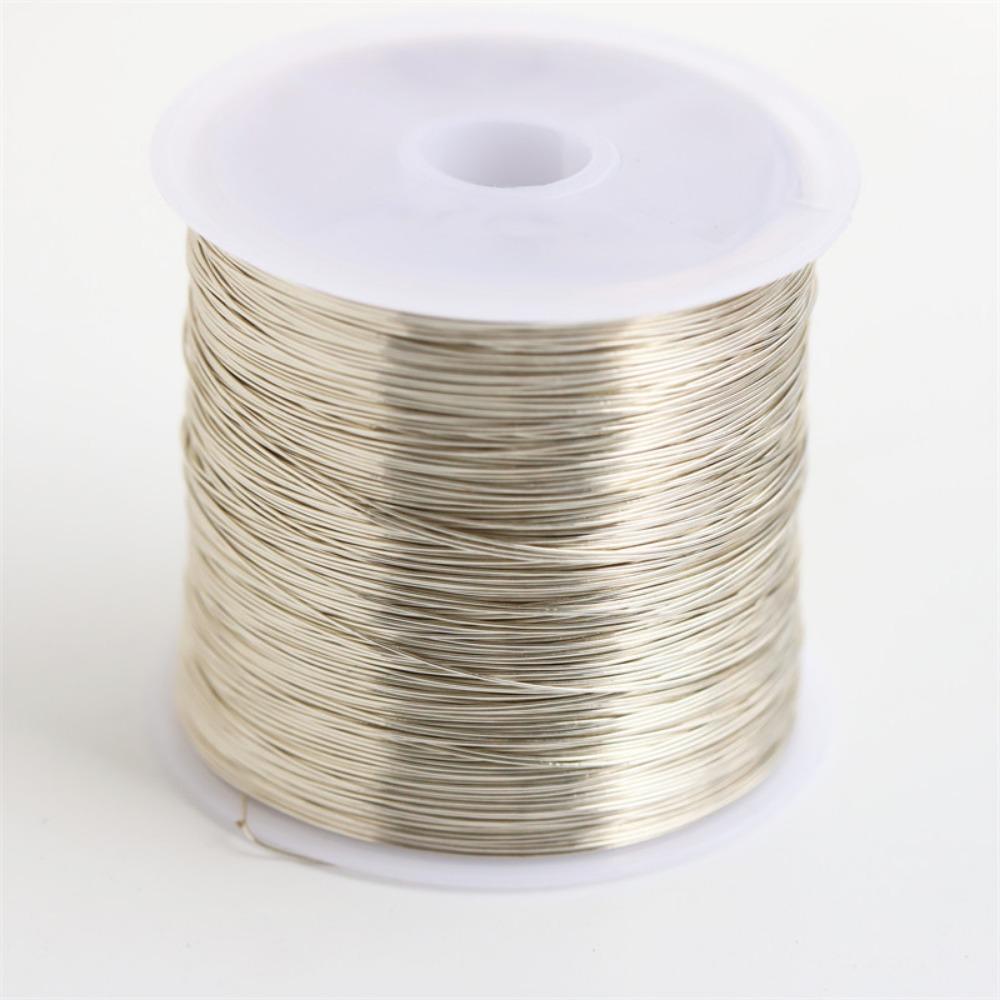 100m/roll Gold Plated Color Preserving Alloy Copper Wire DIY Handmade Crafts Brass Copper Wire Retro Hairpin DIY Headwear
