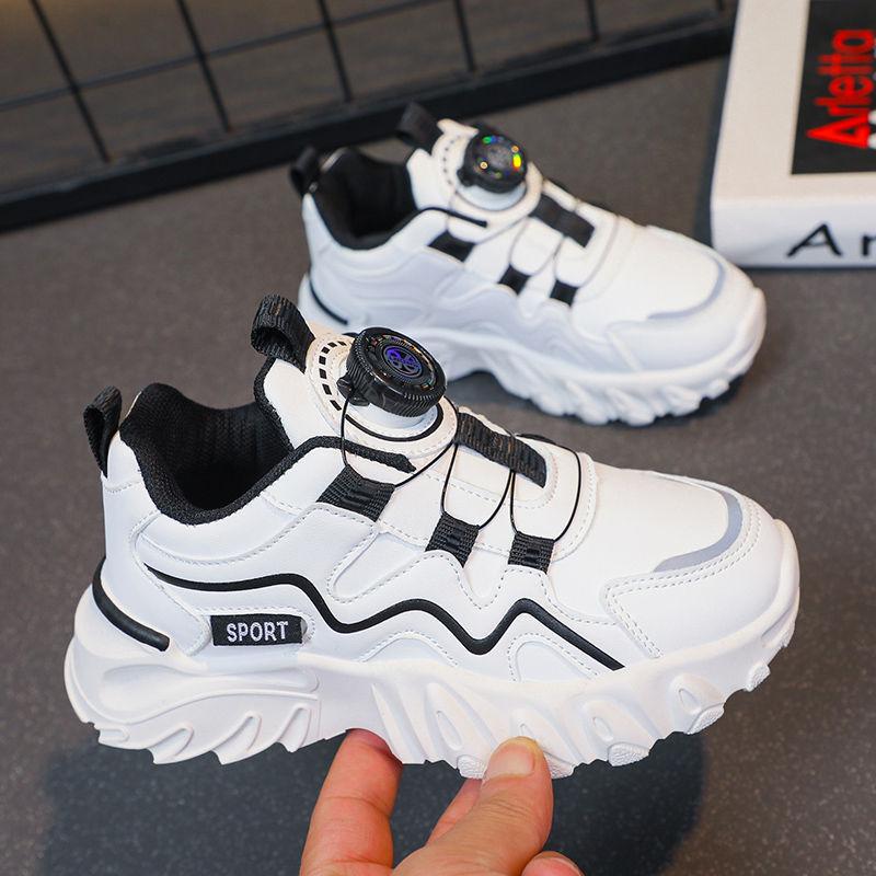 Обувь для девочек 2025 весна и осень новая детская универсальная легкая обувь папы маленькие белые туфли нескользящая спортивная обувь для мальчиков